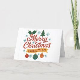 Weihnachtskarte Feiertagskarte