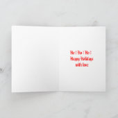 Weihnachtskarte Feiertagskarte (Innenseite)