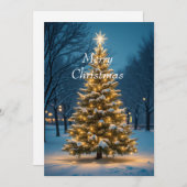 Weihnachtskarte Feiertagskarte (Vorne/Hinten)