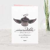 Weihnachtskarte Feiertagskarte (Rückseite)