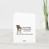 Weihnachtskarte Feiertagskarte (Rückseite)