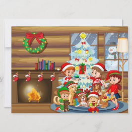 Weihnachtskarte Feiertagskarte