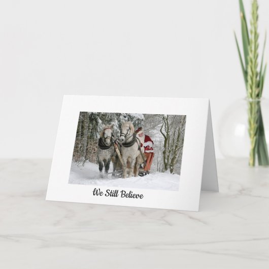 Weihnachtskarte Feiertagskarte (Vorderseite)