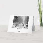 Weihnachtskarte Feiertagskarte (Rückseite)