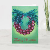 Weihnachtskarte Feiertagskarte (Vorderseite)