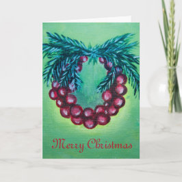 Weihnachtskarte Feiertagskarte