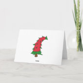 Weihnachtskarte Feiertagskarte (Rückseite)