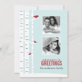 Weihnachtskarte Feiertagskarte (Vorderseite)