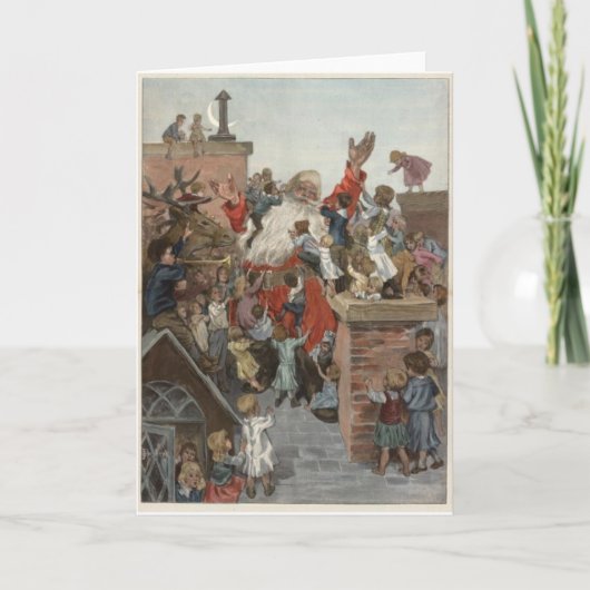 Weihnachtskarte Feiertagskarte (Vorderseite)