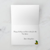 Weihnachtskarte Feiertagskarte (Innenseite)