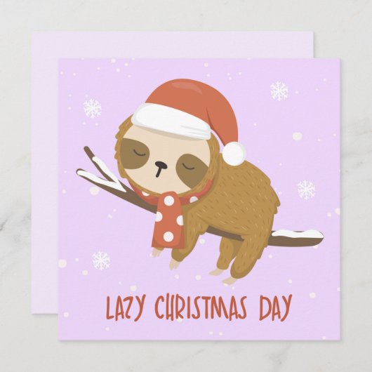 Weihnachtskarte Feiertagskarte (Vorne/Hinten)