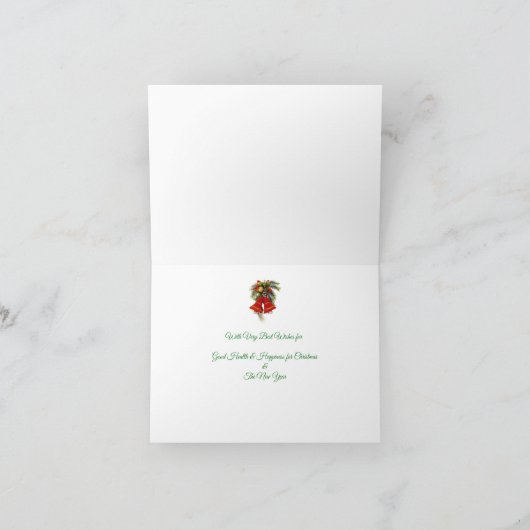 Weihnachtskarte Feiertagskarte (Innenseite)