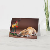 Weihnachtskarte Feiertagskarte (Rückseite)