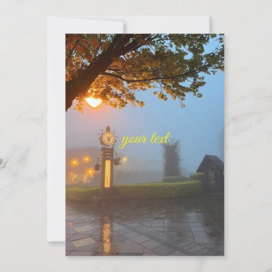 Weihnachtskarte Feiertagskarte (Vorderseite)