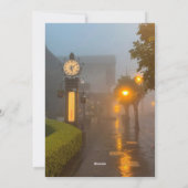 Weihnachtskarte Feiertagskarte (Rückseite)