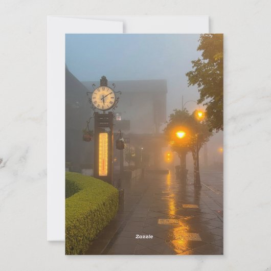 Weihnachtskarte Feiertagskarte (Rückseite)