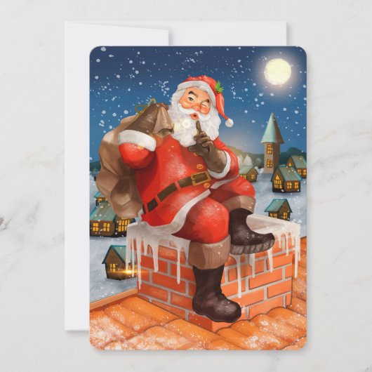 Weihnachtskarte Feiertagskarte (Vorderseite)