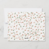 Weihnachtskarte Feiertagskarte (Rückseite)