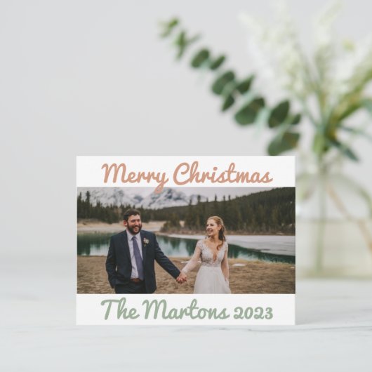 Weihnachtskarte Feiertagskarte (Stehend Vorderseite)