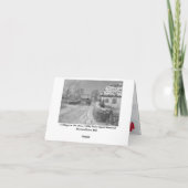 Weihnachtskarte Feiertagskarte (Rückseite)