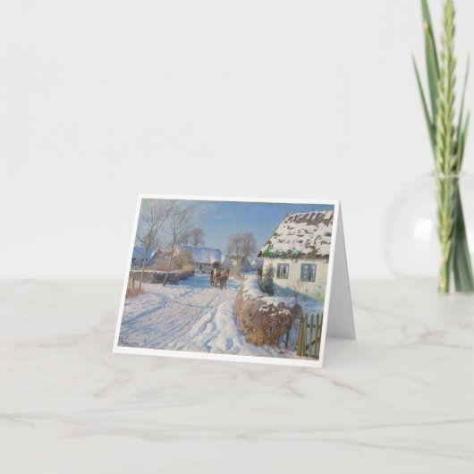 Weihnachtskarte Feiertagskarte (Vorderseite)