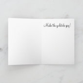 Weihnachtskarte Feiertagskarte (Innenseite)