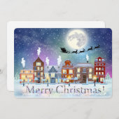 Weihnachtskarte Feiertagskarte (Vorne/Hinten)