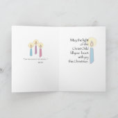 Weihnachtskarte Feiertagskarte (Innenseite)