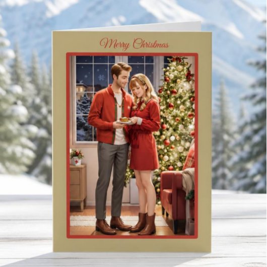 Weihnachtskarte Feiertagskarte
