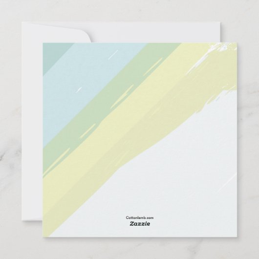 Weihnachtskarte Feiertagskarte (Rückseite)