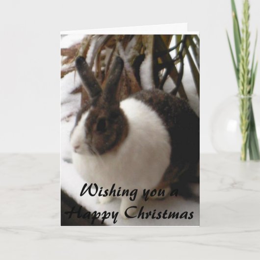 Weihnachtskarte Feiertagskarte (Vorderseite)