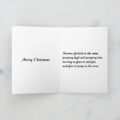 Weihnachtskarte Feiertagskarte (Innenseite)