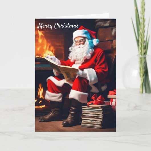 Weihnachtskarte Feiertagskarte (Vorderseite)