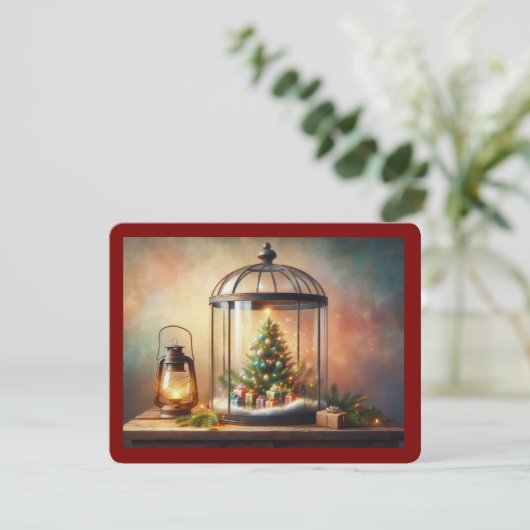 Weihnachtskarte Feiertagskarte (Stehend Vorderseite)