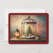 Weihnachtskarte Feiertagskarte (Vorderseite)