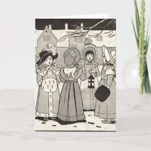 Weihnachtskarte Feiertagskarte (Vorderseite)