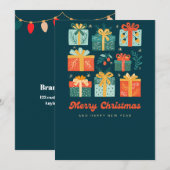 Weihnachtskarte Feiertagskarte (Vorne/Hinten)