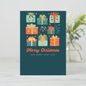 Weihnachtskarte Feiertagskarte (Stehend Vorderseite)