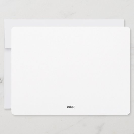 Weihnachtskarte Feiertagskarte (Rückseite)