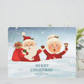 Weihnachtskarte Feiertagskarte (Stehend Vorderseite)