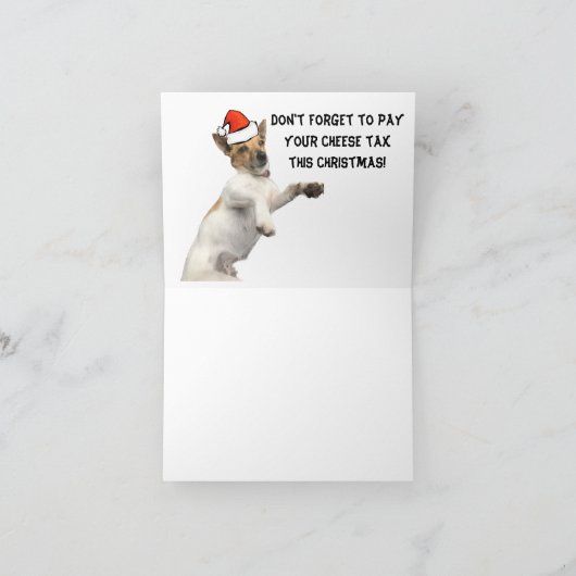 Weihnachtskarte Feiertagskarte (Innenseite)