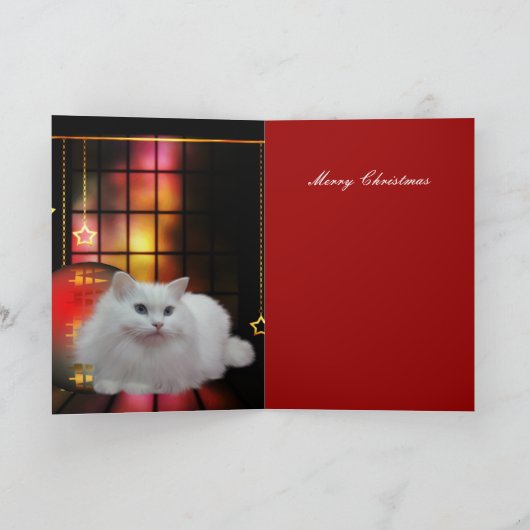 Weihnachtskarte Feiertagskarte (Innenseite)