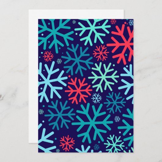 Weihnachtskarte Feiertagskarte (Vorne/Hinten)