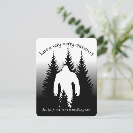 Weihnachtskarte Feiertagskarte (Stehend Vorderseite)