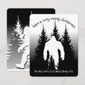 Weihnachtskarte Feiertagskarte (Vorne/Hinten)