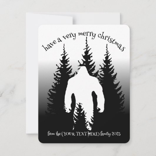 Weihnachtskarte Feiertagskarte (Vorderseite)