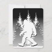 Weihnachtskarte Feiertagskarte (Rückseite)