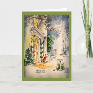 Weihnachtskarte Feiertagskarte