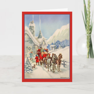 Weihnachtskarte Feiertagskarte