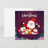 Weihnachtskarte Feiertagskarte (Vorne/Hinten)